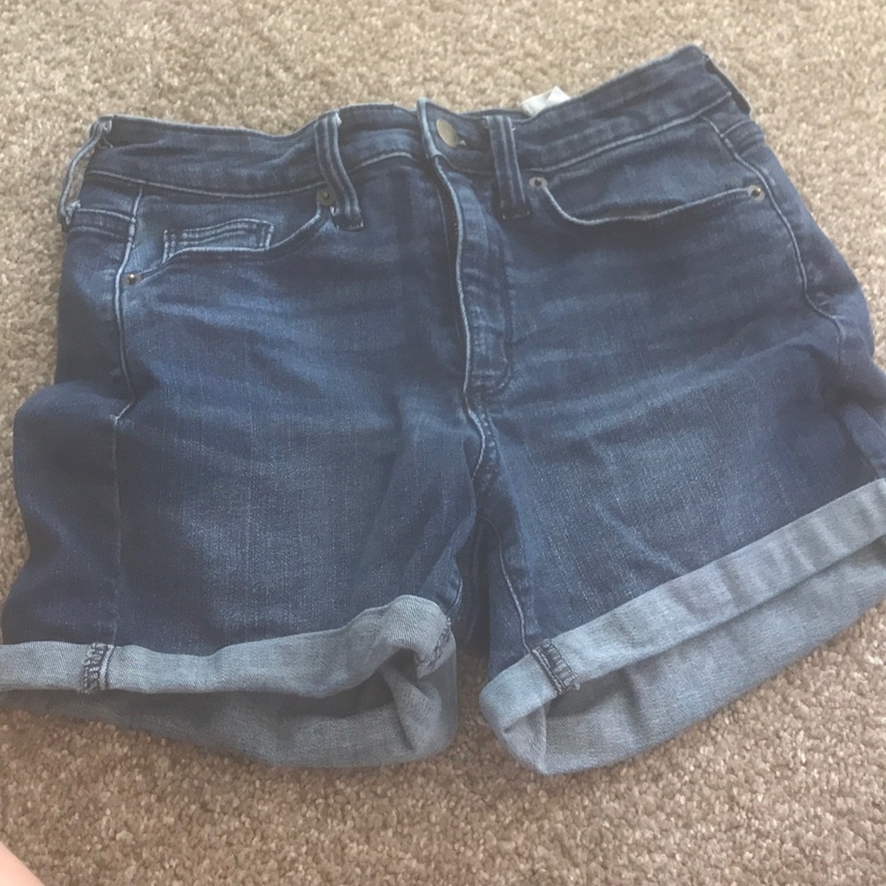denim shorts